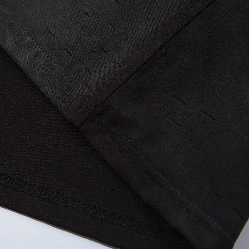 Vintage T-Shirt Y2K Grunge Graphic Printed Ripped Hole Tie Dye Streetwear Tshirt Hip Hop Harajuku Punk Gothic Baggy Top Shirts