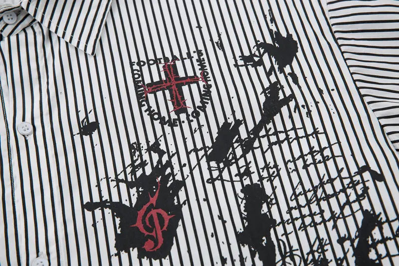 Layered Stripe Longsleeve Shirt