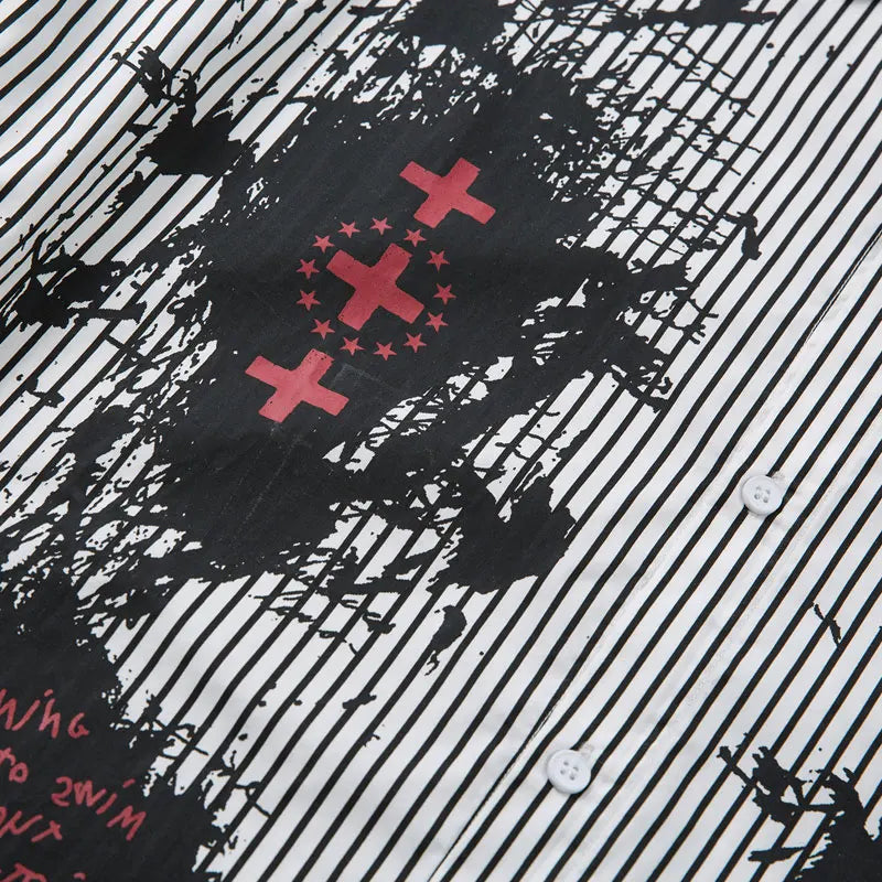 Layered Stripe Longsleeve Shirt