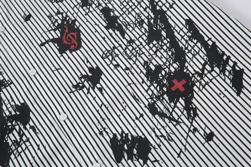 Layered Stripe Longsleeve Shirt