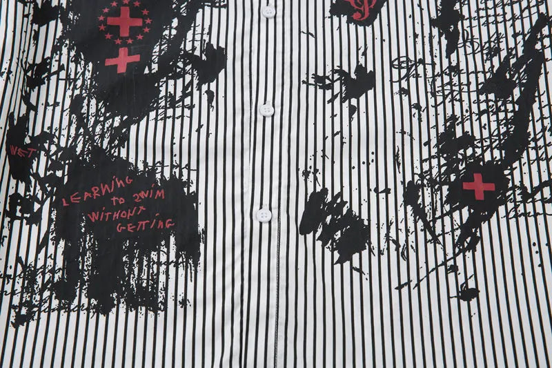 Layered Stripe Longsleeve Shirt