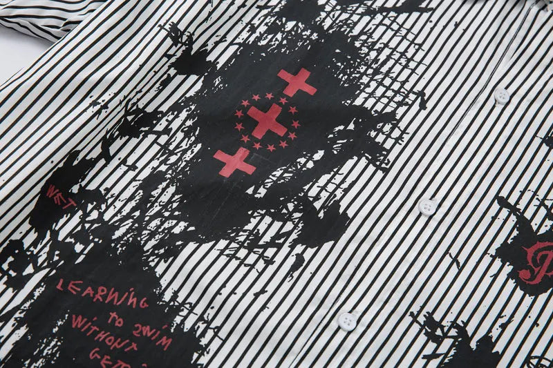 Layered Stripe Longsleeve Shirt