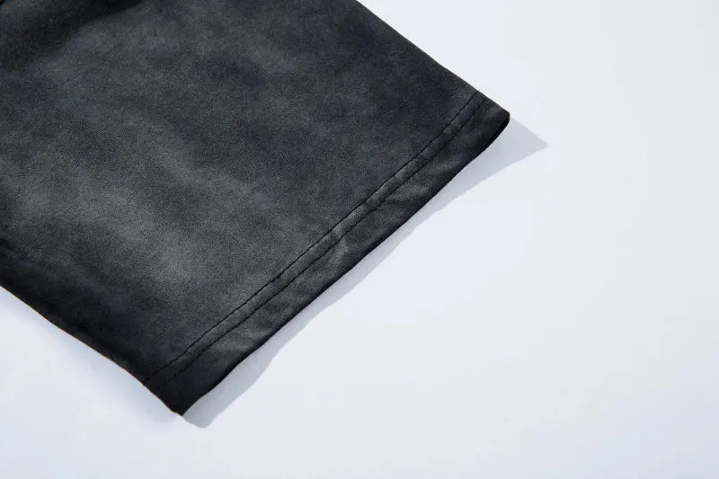 Vintage T-Shirt Y2K Grunge Embroidered Letter Patch Tie Dye Oversized Tshirt Streetwear Hip Hop Punk Gothic Baggy Harajuku Top