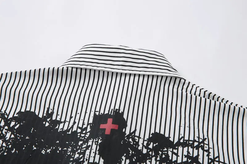 Layered Stripe Longsleeve Shirt