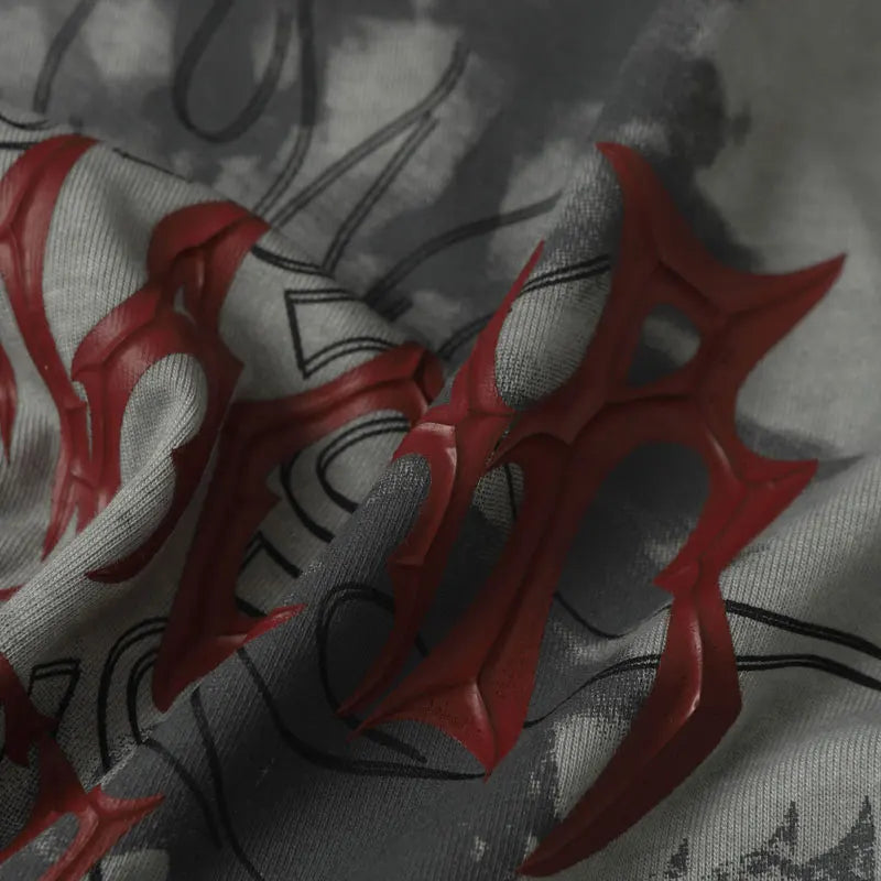 Vintage T-Shirt Y2K Grunge Graphic Printed Punk Gothic Short Sleeve Tshirt Streetwear Men Hip Hop Harajuku Casual Baggy Top Tee