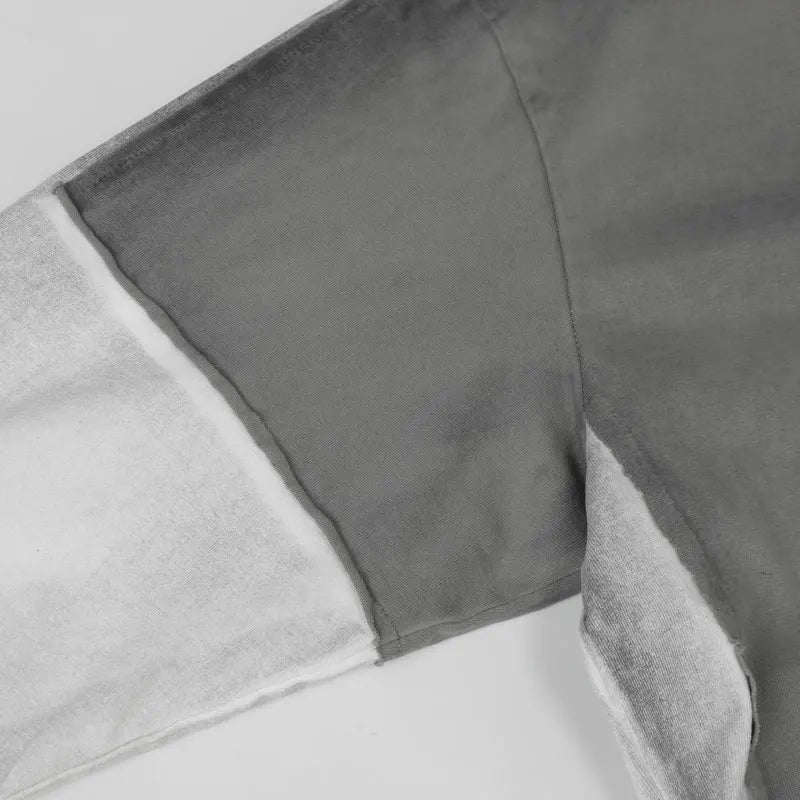 Two-Layer Grunge Longsleeves Shirt