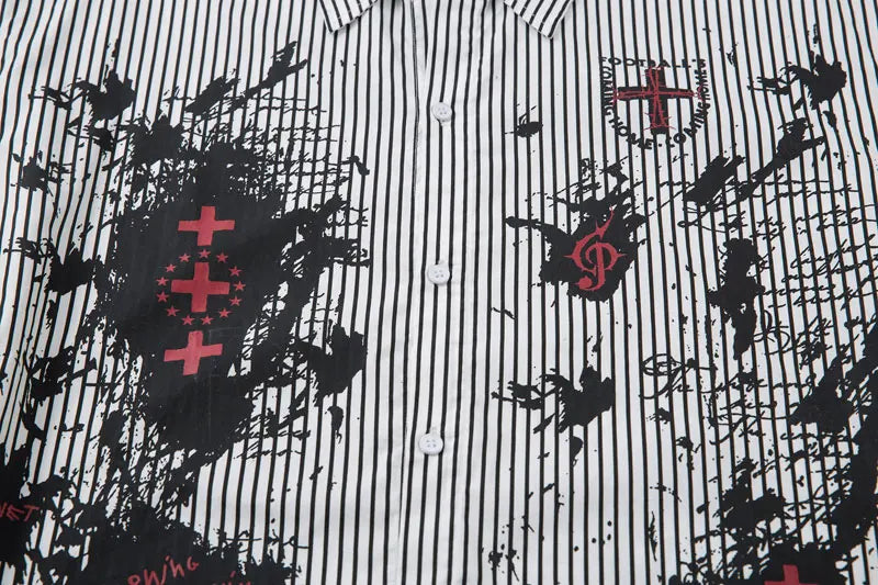 Layered Stripe Longsleeve Shirt