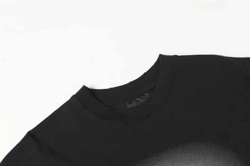 Vintage Tshirt Grunge Graphic Printed Embroidered Patch T-Shirt Hip Hop Punk Gothic Streetwear Shirts Harajuku Casual Baggy Top