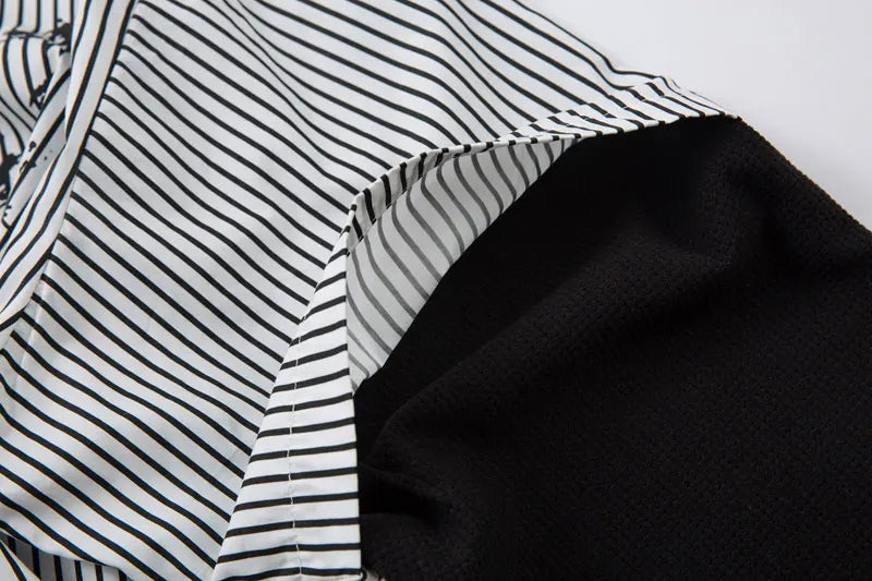 Layered Stripe Longsleeve Shirt