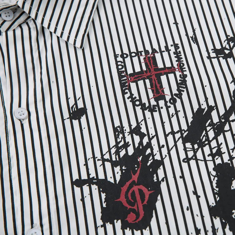 Layered Stripe Longsleeve Shirt