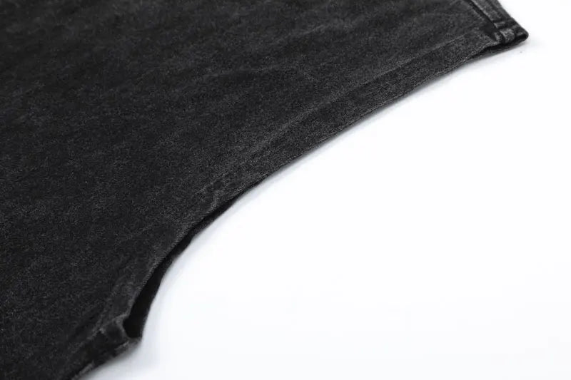 Vintage Tank Top Streetwear Hip Hop Retro Graphic Print Punk Goth Vest Harajuku Oversized Sleeveless T-Shirt 2023 Fashion Tops