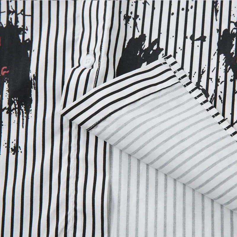 Layered Stripe Longsleeve Shirt