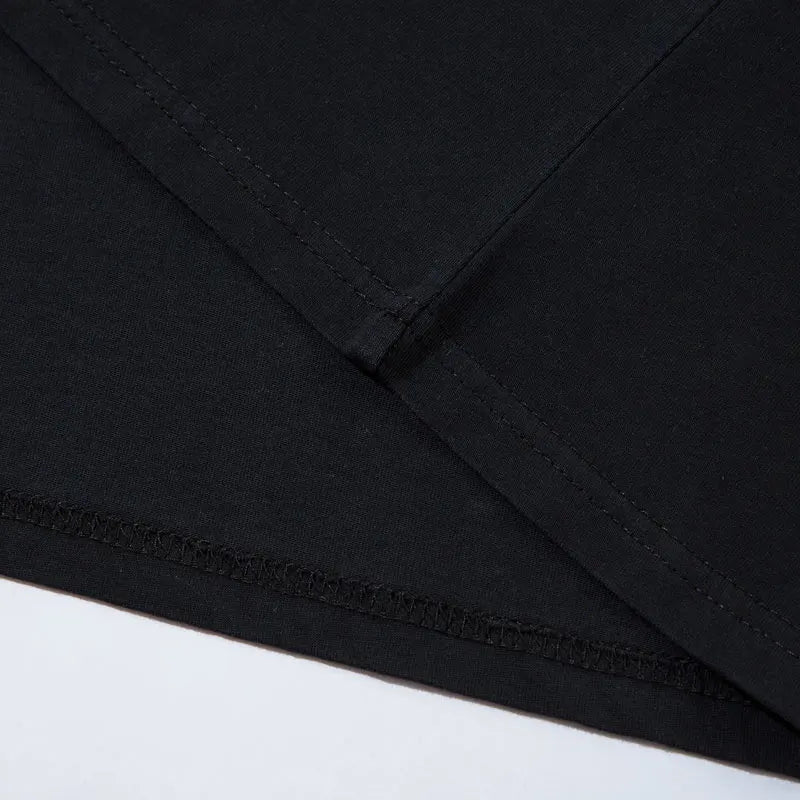 Vintage T-Shirt Y2K Grunge Embroidered Letter Patch Tie Dye Oversized Tshirt Streetwear Hip Hop Punk Gothic Baggy Harajuku Top